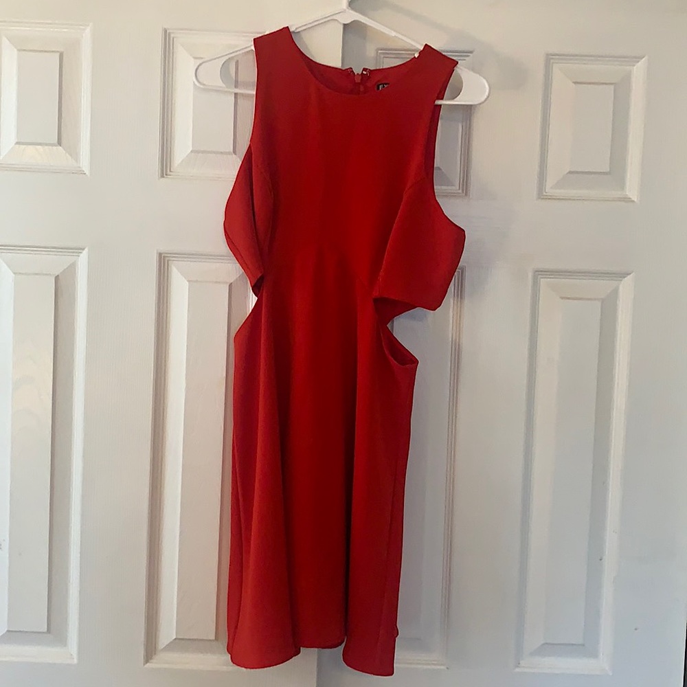 RED Express Dress Size 6 with side cut-outs